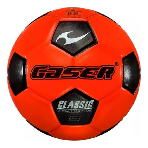 Balón Futbol Gaser Classic Fosforescente No. 4 Naranja