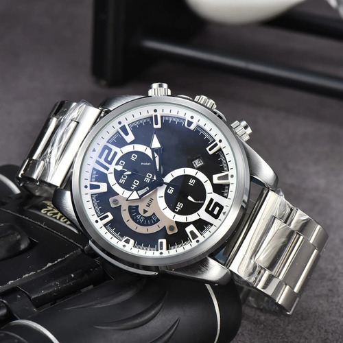 Mechanical Watch Men Fashion Steel Strap 43mm