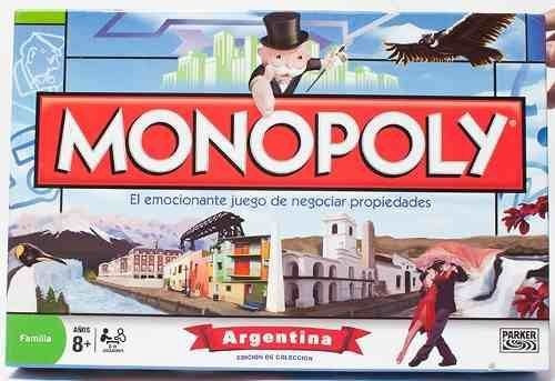 Monopoly Argentina Juego De Mesa Piezas De Metal