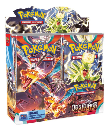  Booster Box Obsidiana Em Chamas - Pokémon Tcg [ Ev3 ]