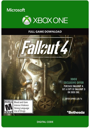 Juego Fallout 4 Key Digital Original Xbox One