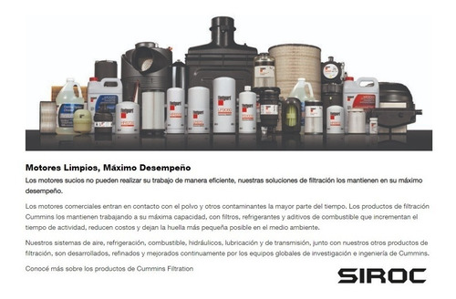 Filtro De Combustible Fleetguard / Cummins Ff5018
