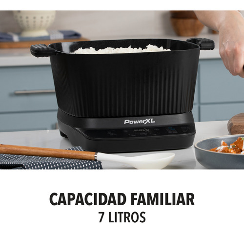 Olla Multifunción Powerxl Stirmax 7lts Manos Libres, Mc107d Color Negro