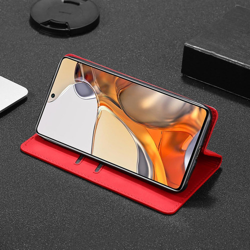 Funde De Cueros Tarjetero Flip Case Para Xiaomi Poco C40
