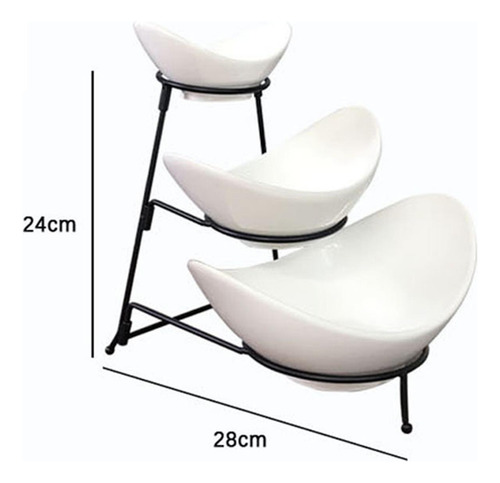 Soporte Para Servir De 3 Niveles Soporte Forma Del Barco