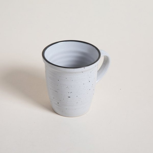 X 4 Tazas Mug Boston Con Borde Gris 530 Ml