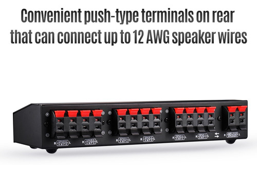 Caja Comparadora Selector De Audio Estéreo/bocina