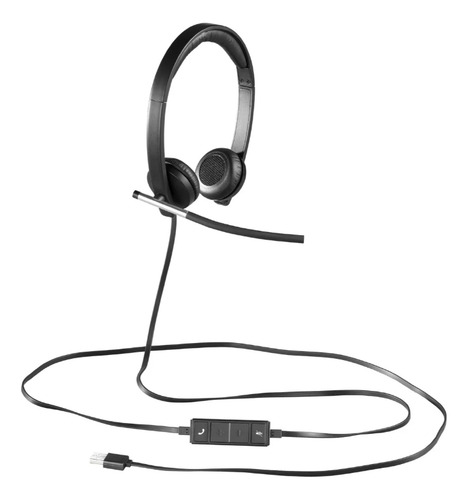 Auriculares Logitech H650 Stereo Headset Negro (Usado)