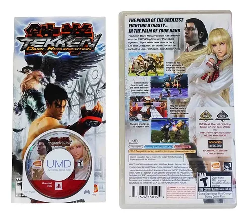 Tekken Dark Resurrection Juego Físico Umd Para Psp (Usado)