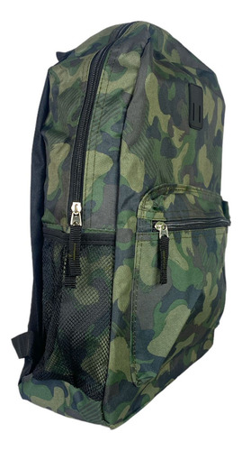 Mochila Escolar Infantil Camuflagem Militar Clio