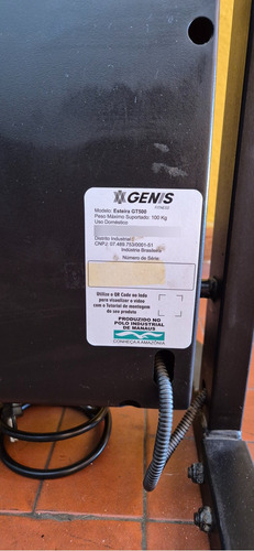 Esteira Genis Gt500 Usada Semi Nova (zona Leste) Preto (Usado)