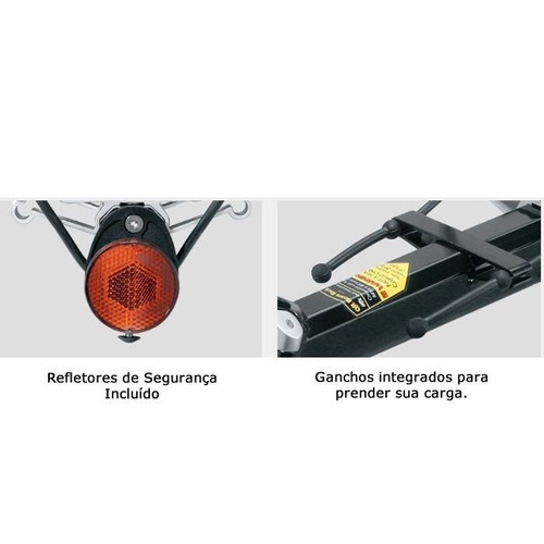Imagem 4 de 4 de Bagageiro Traseiro Topeak Mtx Beamrack (e-type) Canote 9 Kg