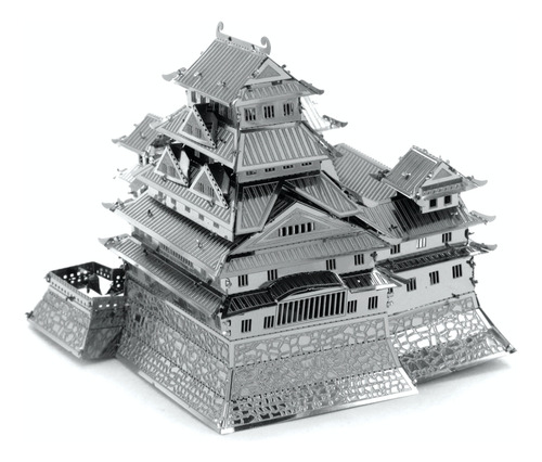 Castillo Himeji Japón Puzzle 3d Metal Miniatura Pasatiempos