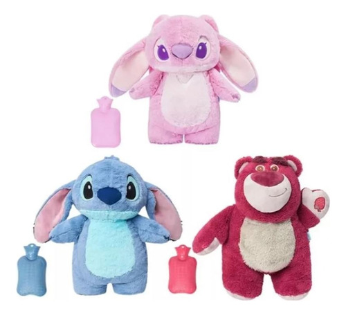 Cojin Compresa Stitch Peluche Natural Anticolicos Menstrual