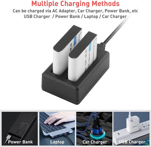 ` Baterías For Video Cámara Geekam Np-40 1500mah Con