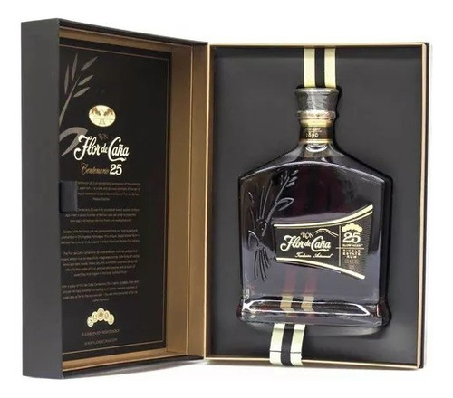 Flor De Caña 25 Años Ron Ultra Premuim Importado Con Estuche