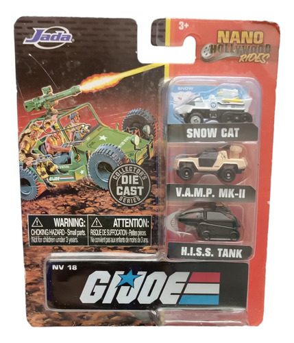 Set De Tres Piezas Nano Rides, Gigoi, Escala 1:87, Jada.