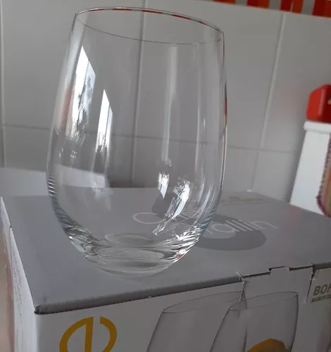 Juego 6 vasos cristal Bohemia 560ml. lisos