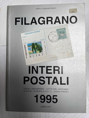 Catálogo De Enteros Postales De Italia Y Otros, Color 1995.