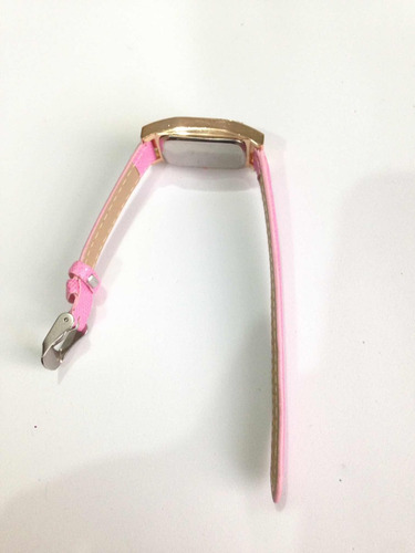 Relógio Promoção Feminino Fino Barato Com Pedra Caixa Rose
