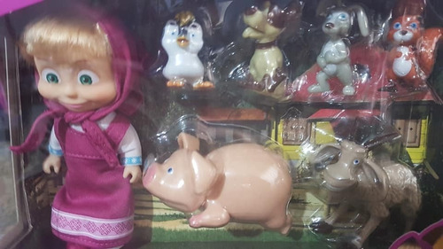 Masha Y El Oso Figuras Set Envío Gratis 