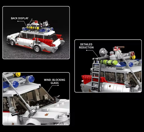 Set De Construcción Ghostbusters 603pcs Bloques Colección 603 Ecto-1 Ghostbusters