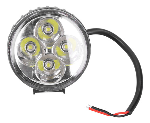 Faro Led Para Motocicleta De 12 W, 600 Lm, Luz De Trabajo De