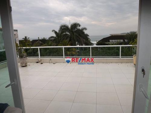 Imagem 5 de 30 de Cobertura ....penthouse ....3 Dorms (suíte) Vista Ao Mar Solarium Com Churrasqueira À 30 Metros Praia 3 Garagens Tombo, Guarujá/sp - Co0076