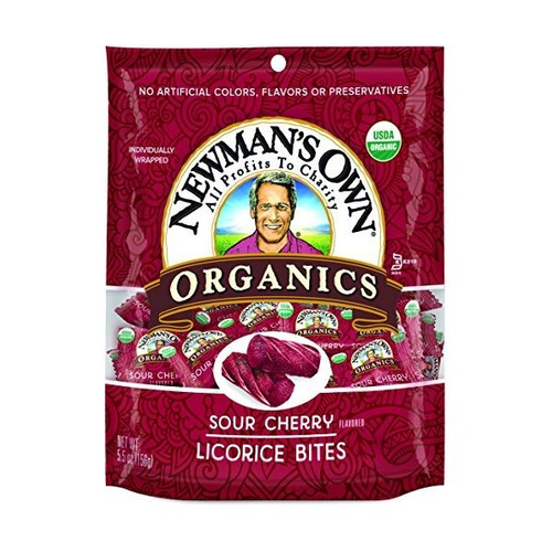 Own Organics De Newman Paquetes Individuales Licorice Bites,