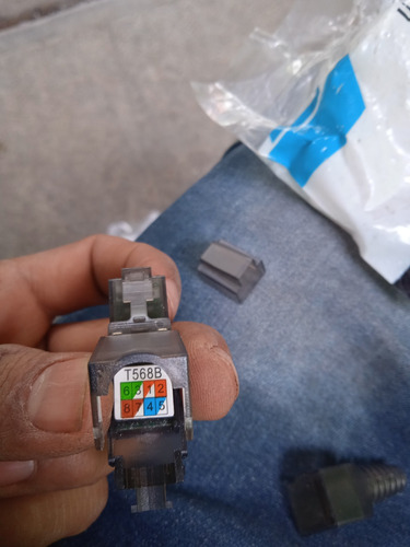 5 Conectores Rj45 Categoría 6a Con Diagrama Marca Linkedpro