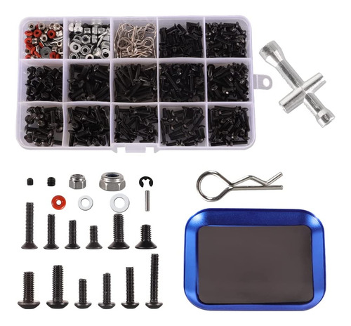 Weishuji - Juego Universal De Tornillos Rc De 500 Piezas, Su