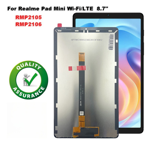 Sj Pantalla Táctil Lcd For Realme Pad Mini Rmp2105 Rmp2106
