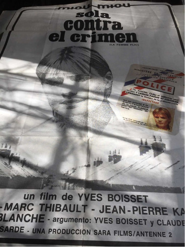Poster Sola Contra El Crimen --miou Miou Orig