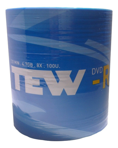 Dvd Virgen Estampado Tew X 100 U. Bulk Distribuidor Oficial