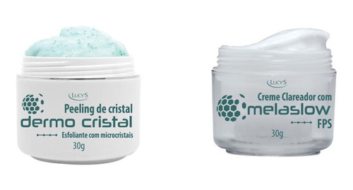 Peeling Cristal E Creme Clareador Melaslow