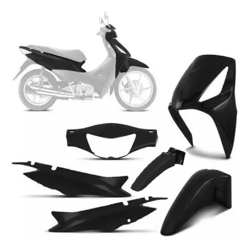 Kit Carenagem Honda Biz 125 2006 A 2010 Todas As Cores C/nfe