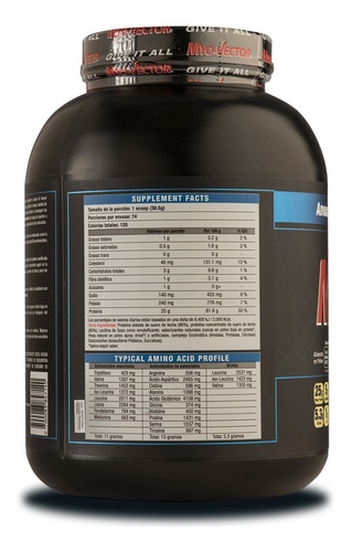 Imagen 2 de 5 de Proteina Myovector Whey 5lbs
