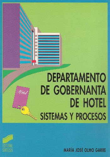 Libro Departamento De La Gobernanta De Hotel Sistemas Y Proc