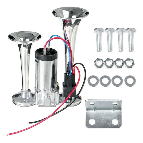 600db 12v Kit De Bocina De Aire Para Coche De Trompeta Dual