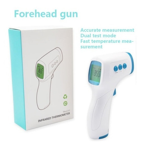 Termometro Infrarrojo Medicinal Pistola Uso Humano Precision