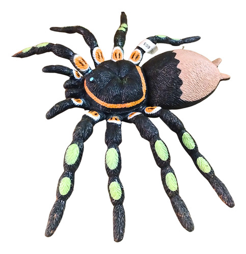 Juguete Tarantula Gigante Araña Goma Blanda Bromas Chascos Negro