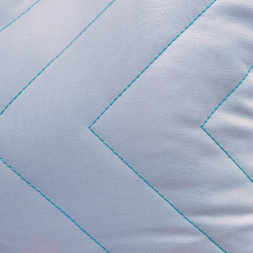 Almohada Tipo Soñare Zigzag Vero Hogar King Blanco Zigza