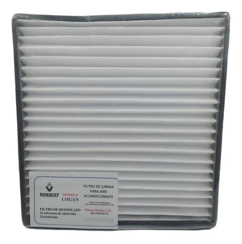 Imagen 2 de 3 de Filtro Antipolen Aire Acondicionado Tablero Renault Logan