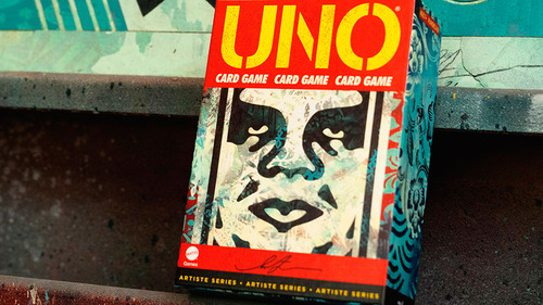 Uno Shepard Fairey Artist Series Juego De Mesa Juegopoly (Reacondicionado)