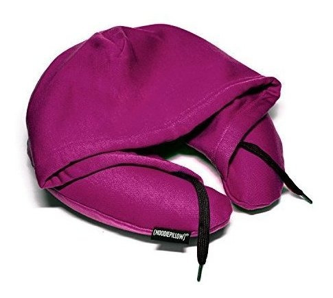 Almohada Con Cuello Inflable Con Capucha Para Viajar En Avir