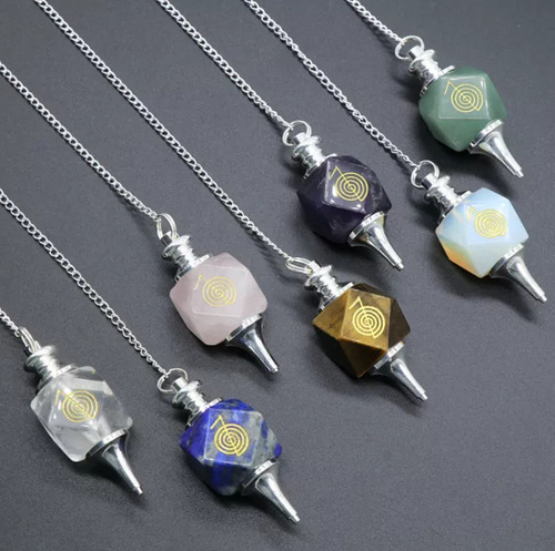 Péndulo Chokurei Radiestesia Talisman Color Amatista