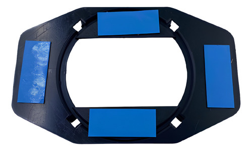 Lente Espelho Retrovisor C/base Fiorino 2014 A 2024 Esquerdo