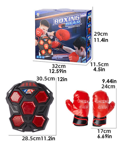 Qi Juguete Boxeo Electrónico Para Niños Juego Boxeo Inter