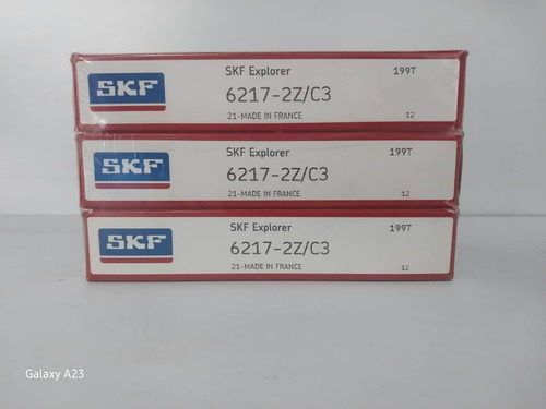 Rodamiento Sello Metal 6217-2z-c3 Marca Skf