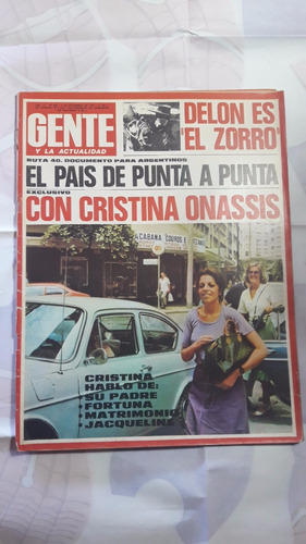 Revista Gente 593 Cristina Onassis 2 Diciembre 1976 